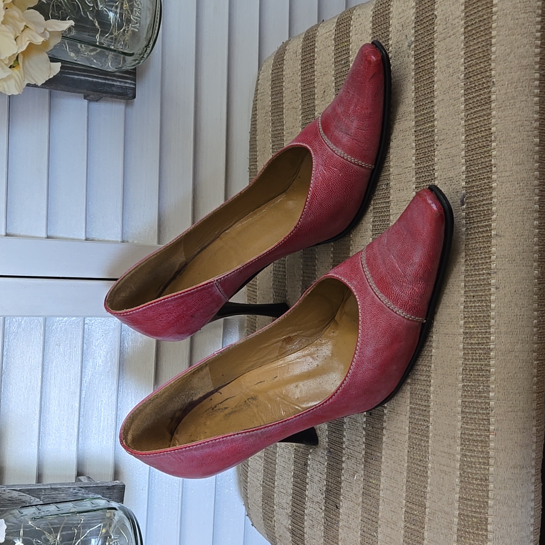 Heels Brand Unk 38 Faded Red